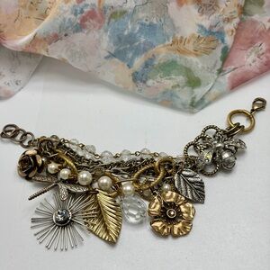 Mixed Media Charms Bracelet